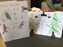 Year 4’s Christmas letters for Care Homes