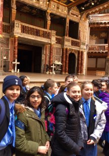 Y6 trip to the Globe Theatre