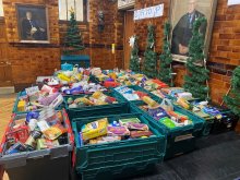 Latymer Community doubles its donations to Trussell Trust Foodbank 