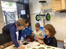 Y6 Engineers getting 'Ziggy Car-Rust' ready for Goodwood